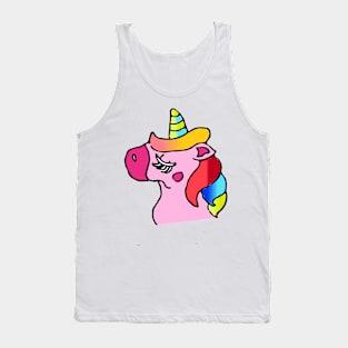 A unicorn with pride Tank Top